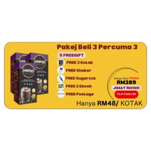 Hypro Choc - 3 Kotak Percuma 3
