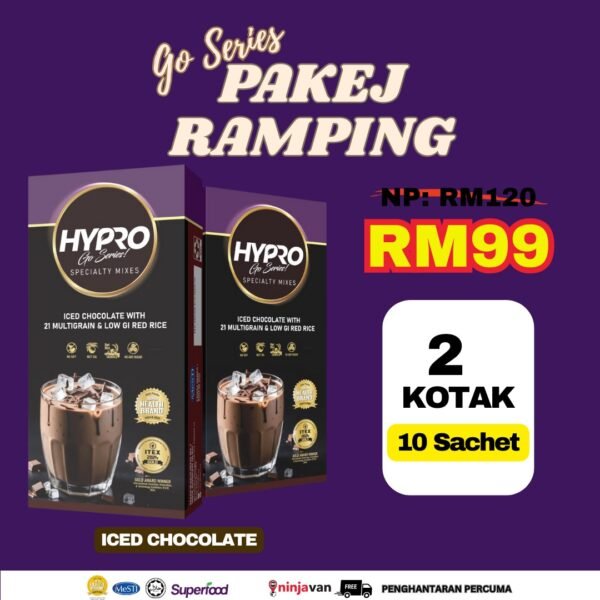 Hypro Go Choc - 2 Kotak