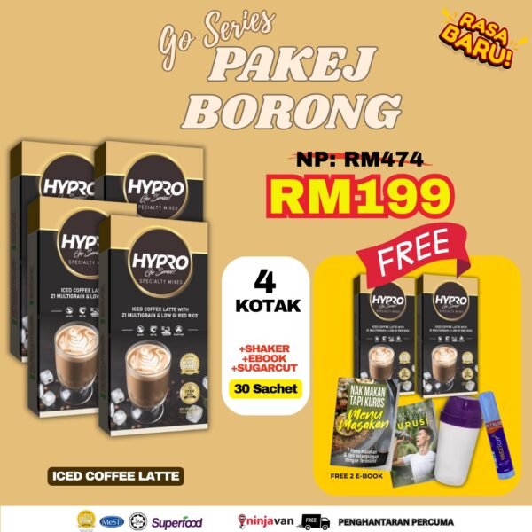 Hypro Go Coffee - 4 Kotak Percuma 2